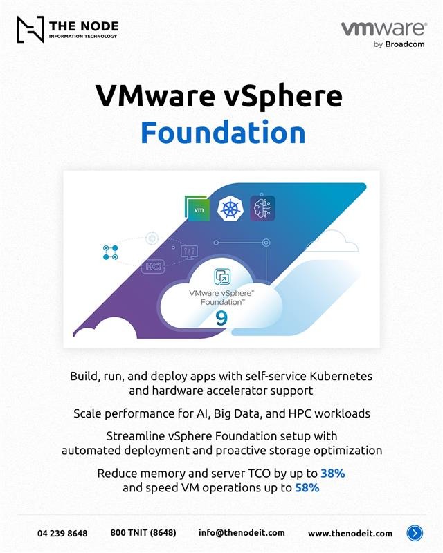 thenodeit's tweet photo. VMware vSphere Foundation is your gateway to efficient and scalable virtualization solutions.Experience unparalleled flexibility and control over your IT environment.

Contact us at:
Toll-Free: 800-TNIT (800 8648)
📧 info@thenodeit.com
🌐 https://t.co/bIoPfmAItr
@VMware 
#VMware https://t.co/KwBx4uCzsm