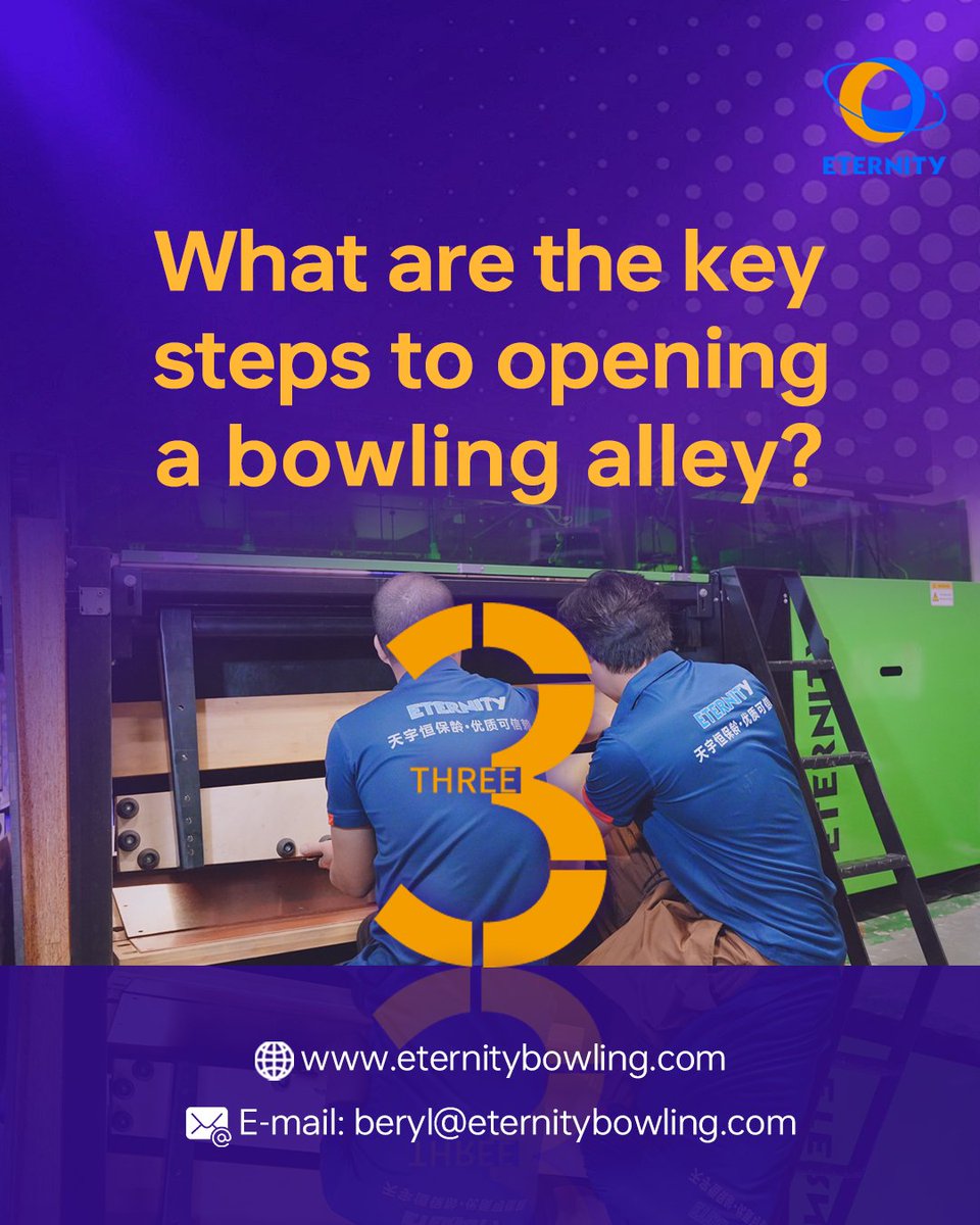 EternityBowl's tweet image. What are the key steps to opening a bowling alley?——III
Launch Your Bowling Alley Successfully!
Contact Us: +86 136 2238 5717
Learn more: eternitybowling.com/service/
#BowlingTech #BowlingAlleyUpgrade #StringPinsetter #BowlingMaintenance #LaneEquipment #BowlingCenterSolutions