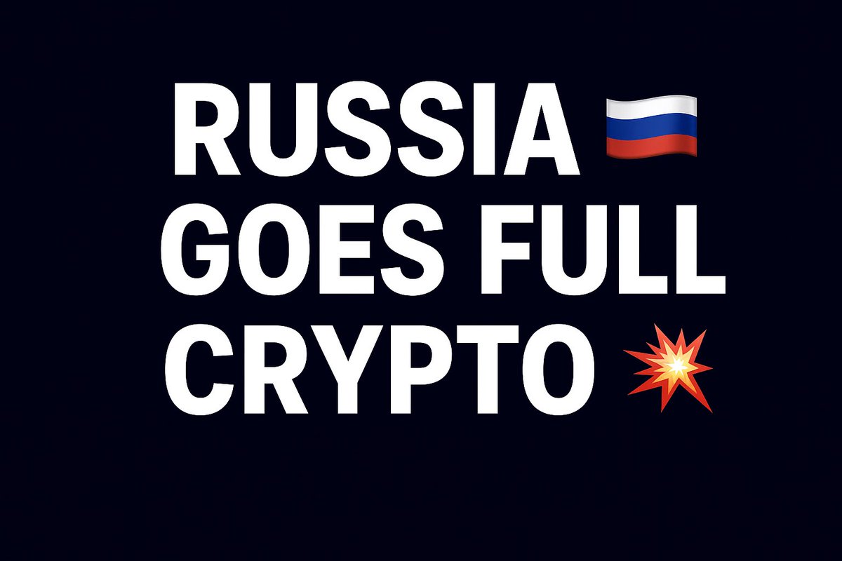 miru_rain's tweet photo. 🇷🇺 #Russia just went full crypto.
#CentralBank to regulate, #MOEX launches crypto indexes, and Parliament wants state-run exchanges.
This isn’t talk — it’s system reboot.
#CryptoRussia #CryptoMarket https://t.co/0Htxk1h9mq