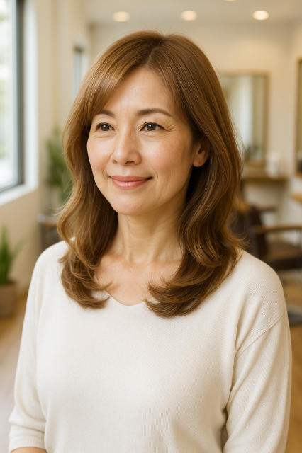 HairCocoa's tweet photo. 髪色が“くすんで見える”のは、実は肌の血色とのバランスが原因。
40代以降は、光を反射する「艶カラー」が若見えの鍵です。
おすすめはローズブラウンやオリーブグレージュ✨
#豊中美容室 #艶カラー #髪質改善 #縮毛矯正 #大人女性ヘア https://t.co/3VJNA9lEyL