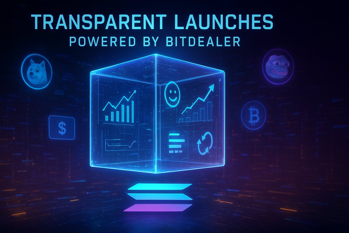 Vhee_w3's tweet image. Everyone&apos;s attention has been on @bitdealernet lately.

One of the reasons Bitdealer is standing out is how transparent its launch process is.

you never really know what’s happening behind the scenes of most meme launchpads, like  who’s launching, where the liquidity goes, or…