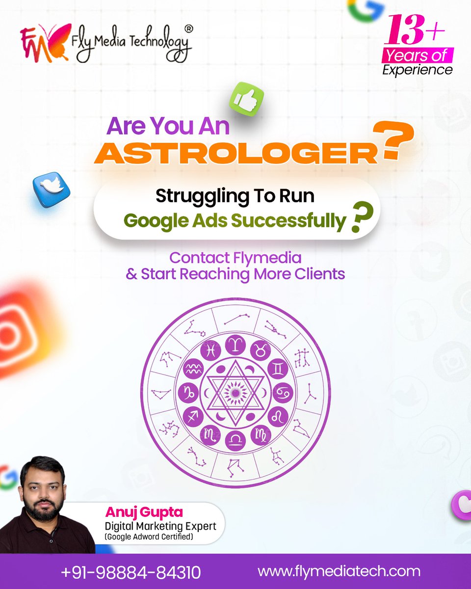 flymediatech1's tweet image. 🚀 Struggling to reach more clients? Boost your astrology business with Flymedia Technology, the leading Google Adwords Company in Ludhiana. Run smarter ads and grow faster!

📞 +91-98884-84310
🌐 flymediatech.com

 #digitalmarketing #googleads #flymediatechnology