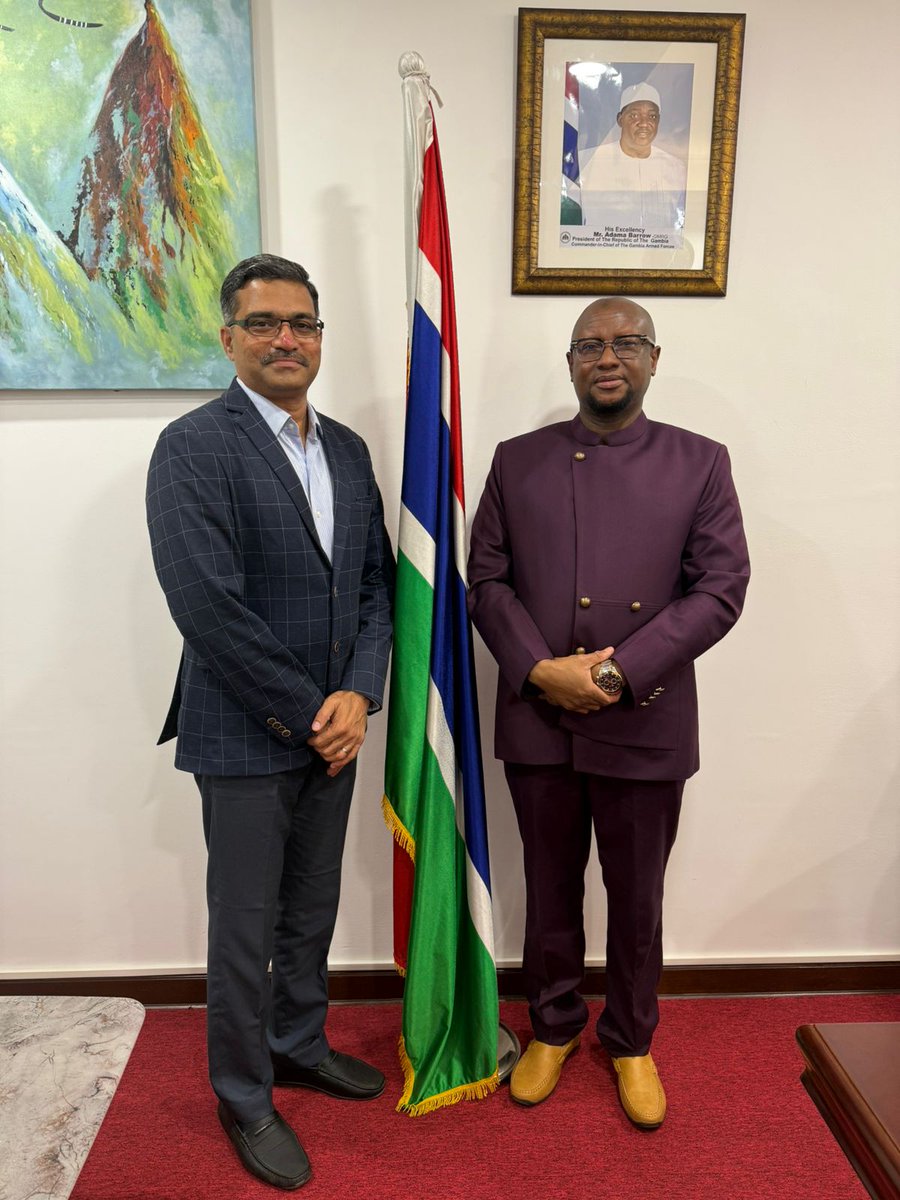 Ethics Group of Companies visited the High Commission of The Gambia today, reaffirming our commitment to ethical growth and collaboration in strengthening The Gambia’s pharmaceutical ecosystem. 🇮🇳🇬🇲

#IndiaGambiaRelations #EthicalBusiness #MutualGrowth #InternationalCollaboration