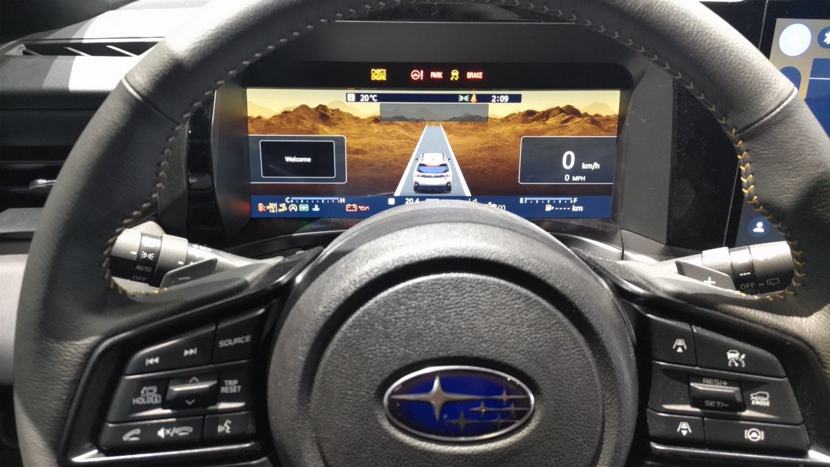 oriba080's tweet photo. SUBARU新型アウトバックウィルダネス実車見れましたが左ハンドルと言う事で、国内へは反応次第の見極めは難しそうでした！ https://t.co/OOYbeVAfzZ