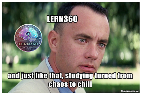 boyobo219's tweet image. When you finally meet LERN360 for the first time…
From too much to study  to AI makes learning fun &amp;amp; smart
Let’s learn smarter, not harder
@lern360 #LERN360 #WeLearnTogether