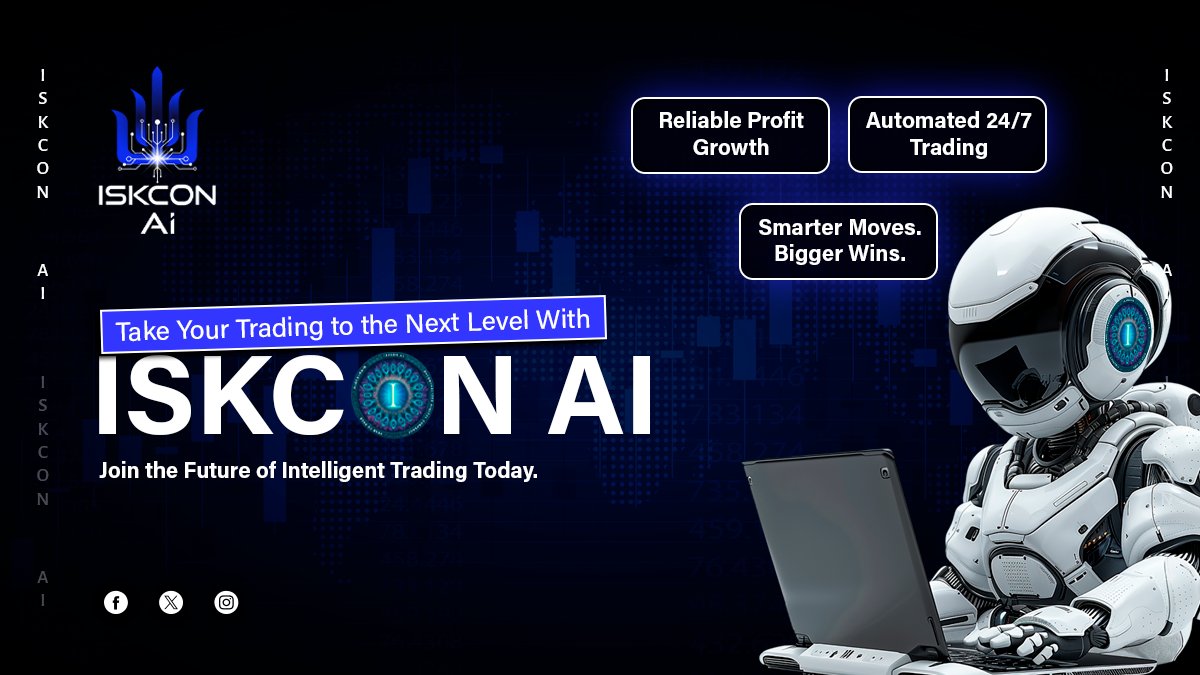 iskconai's tweet photo. π Take Your Trading to the Next Level with Iskcon AI
Automate. Optimize. Win.
β
24/7 Smart Trading
β
Reliable Profit Growth
β
Data-Driven Insights
Join the Future of Intelligent Trading π
π https://t.co/QlXcL1M7Mb
#IskconAI #AITrading #FintechInnovation #SmartInvesting https://t.co/IlB7RFFFiE