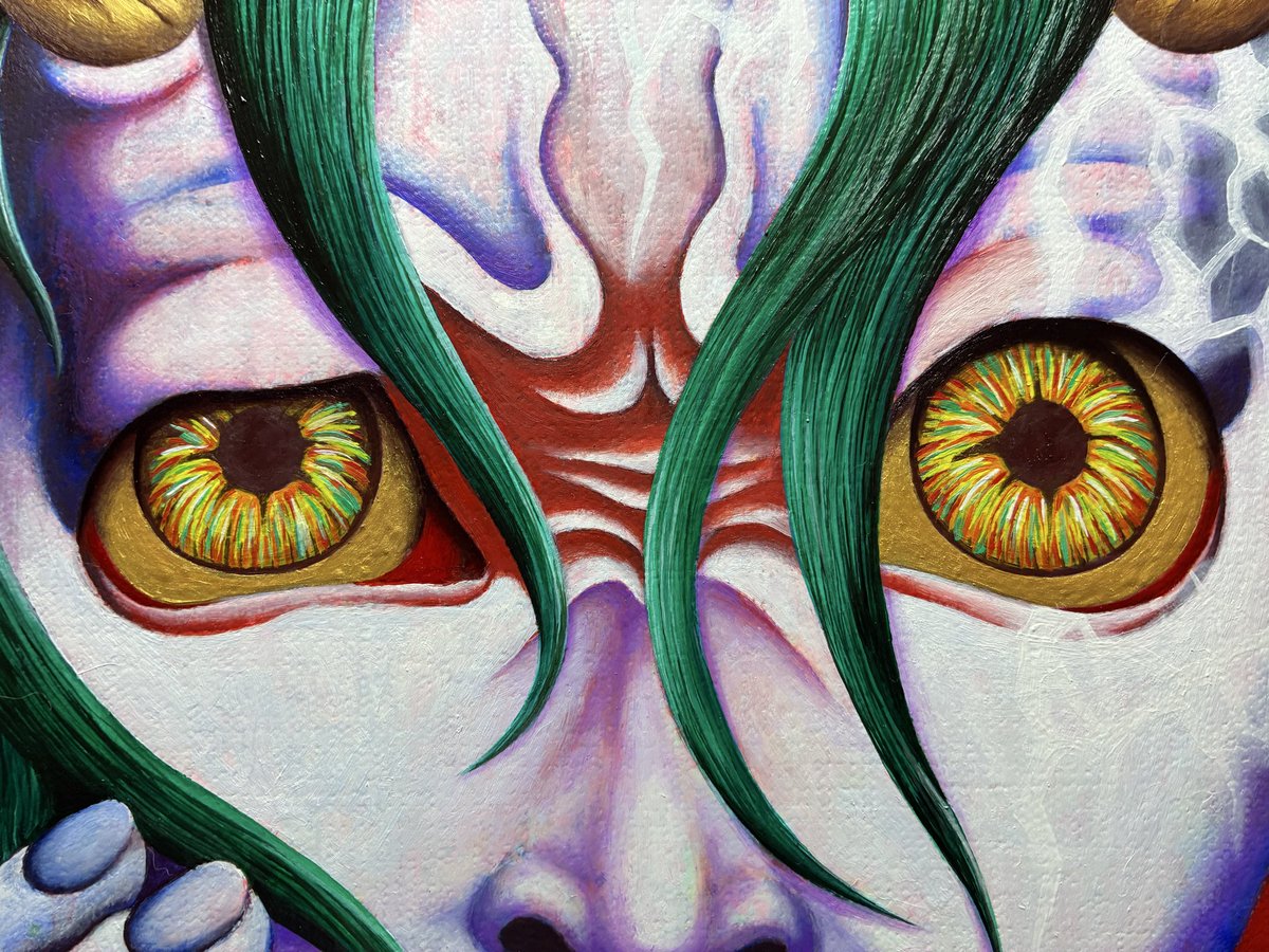 タ・プロムតាព្រមហ្ម、油絵、カンボジアアート、クメール