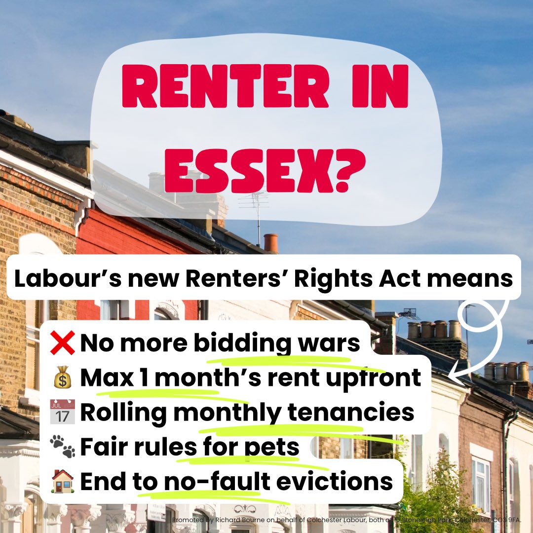 Are you a renter in Essex? Check out the changes being made by Labour 👇