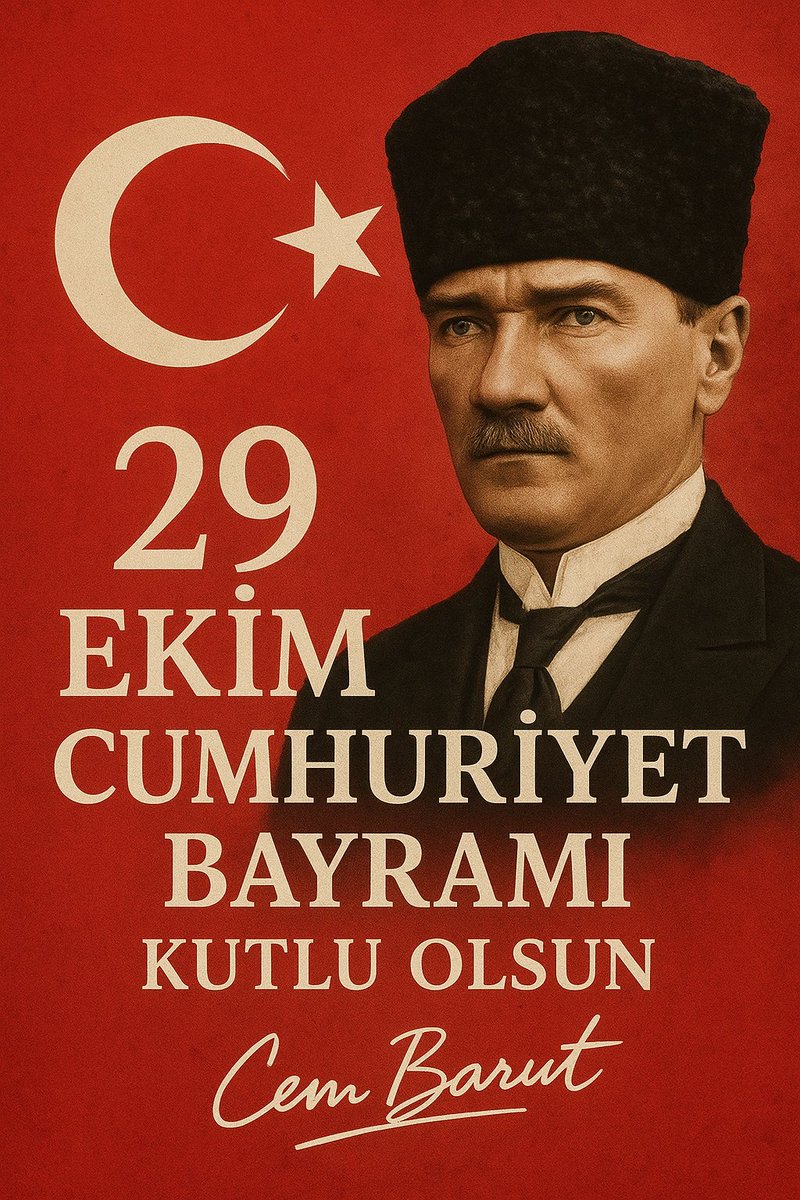 29 Ekim Cumhuriyet Bayramımız Kutlu olsun #cumhuriyet #29ekim
