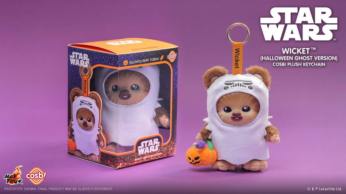 スター・ウォーズキャラがハロウィンの仮装をしたコスビ・ぬいぐるみ