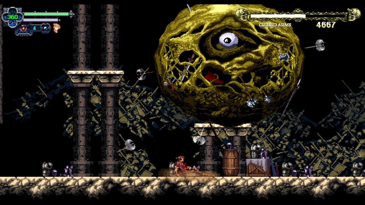Mark1982G's tweet photo. 35th Completion of 2025 - #ChroniclesOfTheWolf on the #Switch. It's been a while since I played a Metroidvania that really sits well with me. With the #Castlevania head nod this one has left a lasting impression. Brilliant!

&amp; that Last Boss! 🐐🦁🐍

#1FinishAWeek #ShareYourGames https://t.co/emFCkeMm98