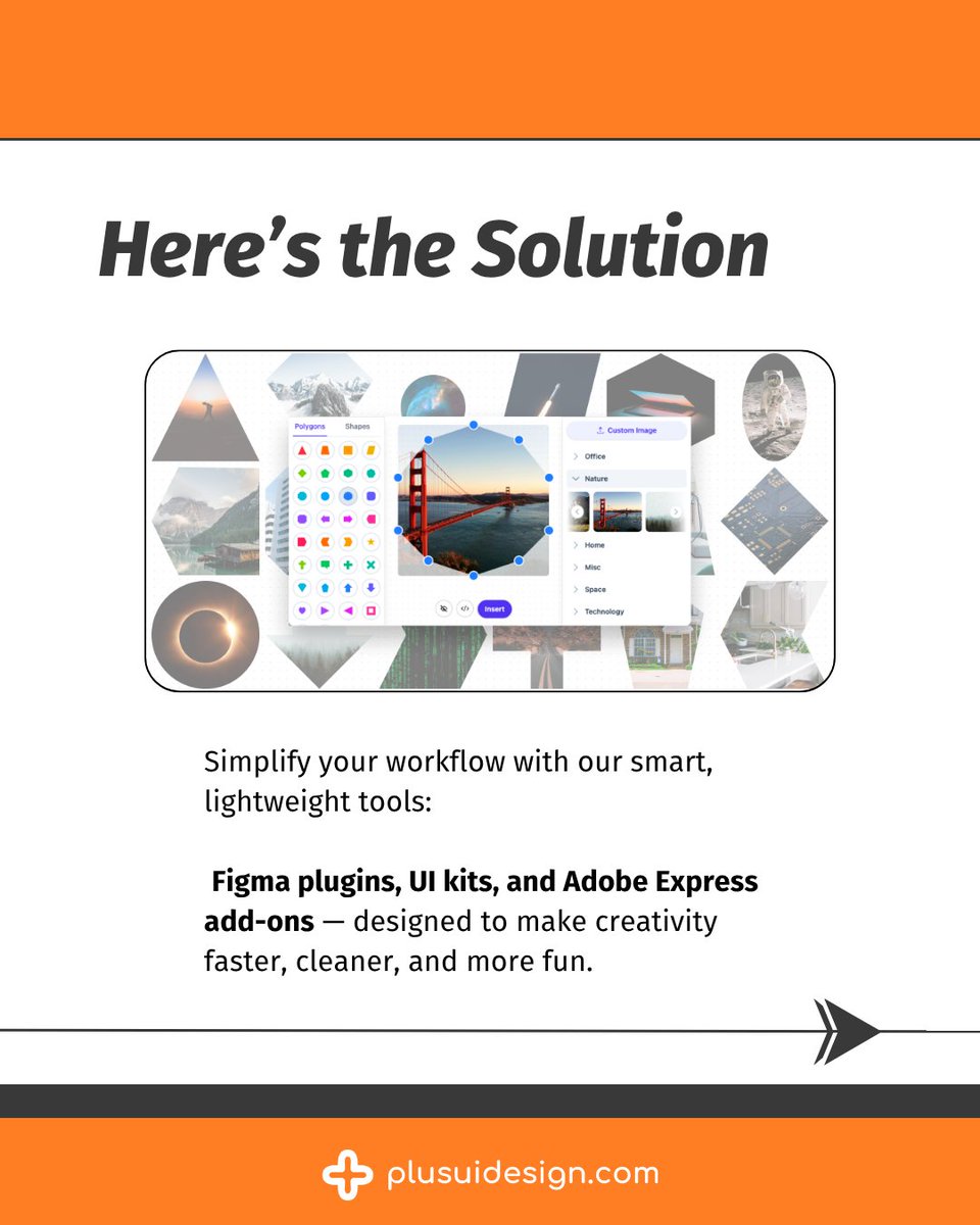 Tired of clunky workflows and repetitive design tasks?
Here’s the solution. 
Streamline your creative process with smart, lightweight tools — Figma Plugins, UI Kits, and Adobe Express Add-ons — made to design faster, cleaner, and more fun.
👉 zurl.co/oZRC7

#FigmaPlugin