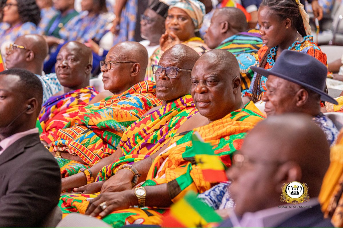 28/10/25
HRM Togbe Afede XIV and his chiefs joined national leaders at the launch of Ghana’s Cedi@60 celebration — marking six decades of the Cedi’s history and resilience. The event highlighted the Cedi’s legacy and the vital role of traditional authority in Ghana’s development.