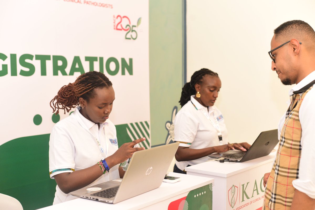 KACPPathology's tweet photo. Registration is in full swing as delegates arrive for #KACP2025!
Energy, smiles, and anticipation fill Pride Inn Shanzu as we kick off 3 days of innovation in pathology &amp; lab medicine.
#KACPConference #Pathology #LabMedicine @Roche @AstraZeneca @PrideinnHotels https://t.co/B70I83va79