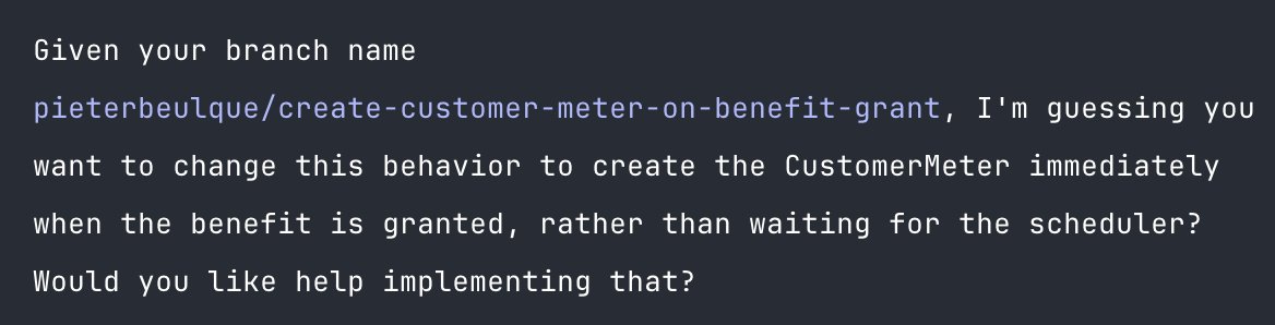 this is a new one. pleasantly surprised 😄 claude code guessed what i was trying to do based on my branch name