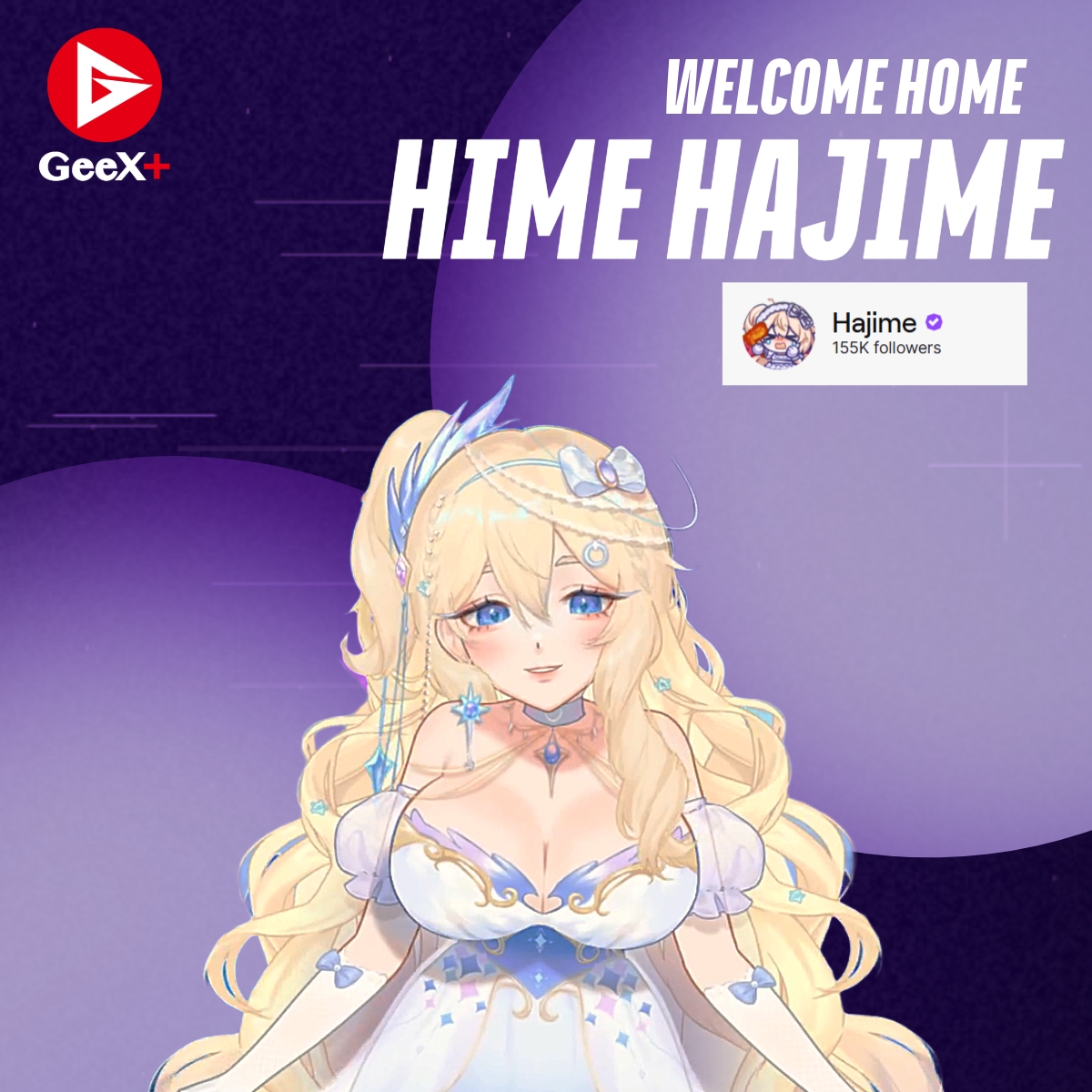 Guess who's officially part of GeeXPlus? 💋
Please welcome <a href="/HeemHajeem/">Hime ❤️</a>! She’ll scream your ears off, and if you’re lucky enough to catch her once in a blue moon, she’ll make sure you have an unforgettable time. We’re proud to continue supporting her creative journey and future