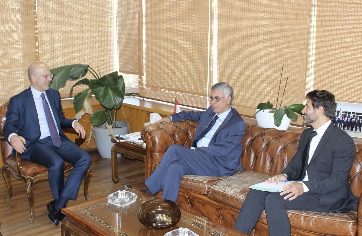 On October 27, the Amb of Brazil was received by the Minister of Administrative Development, Dr. Fadi Makki. The meeting focused on potential areas of cooperation in the fields of digital governance and transparency.