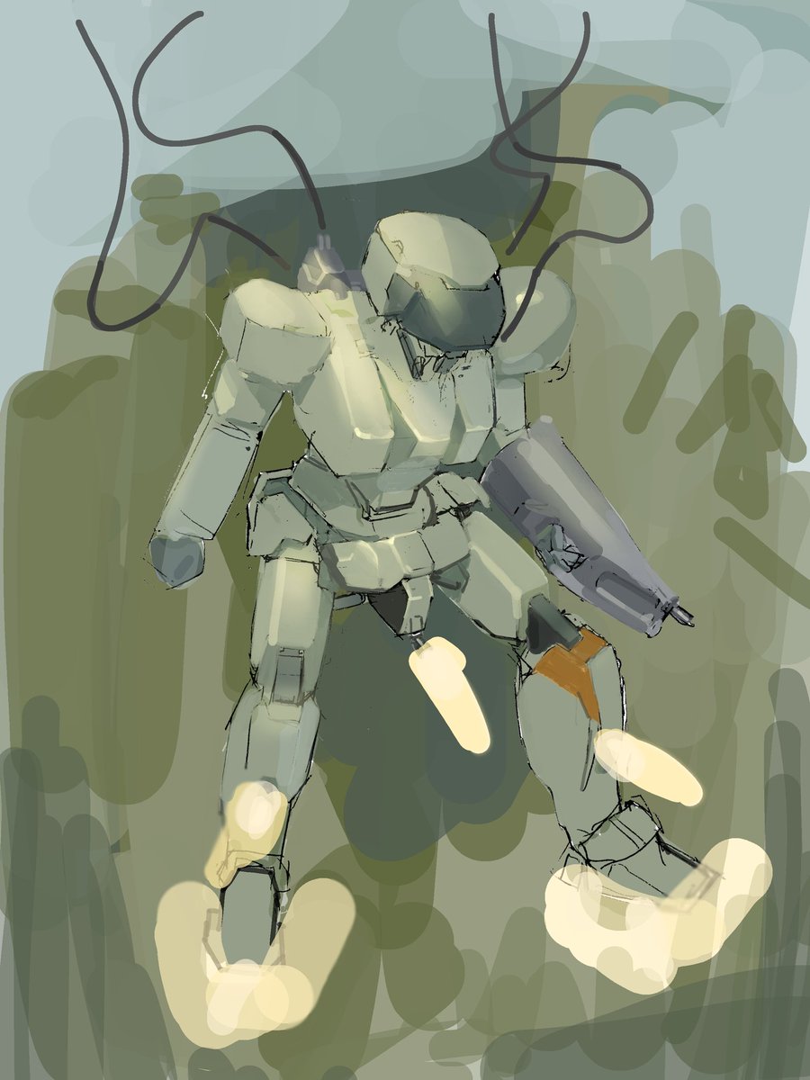 Clear the landing zone, grunt dropping in.