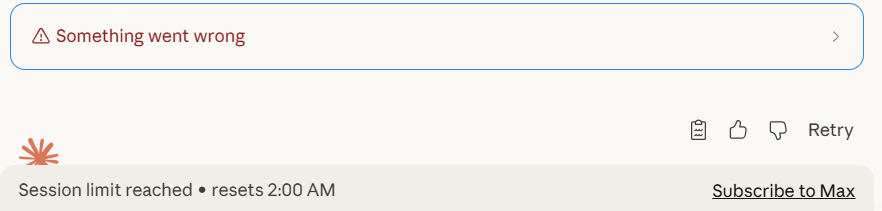 y1ssh's tweet image. Really, bro more than 50 min 
and something went wrong ,also reached limit