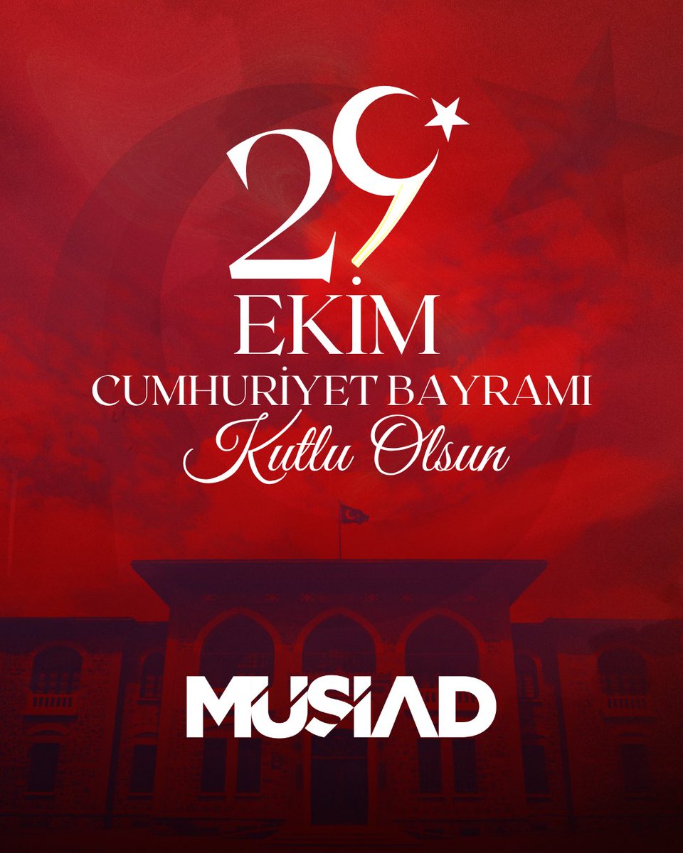 Cumhuriyetimizin 102’nci yılını büyük bir gururla karşılıyor, bu uğurda canlarını feda eden tüm kahramanlarımızı minnetle anıyoruz.

29 Ekim Cumhuriyet Bayramımız kutlu olsun. 🇹🇷