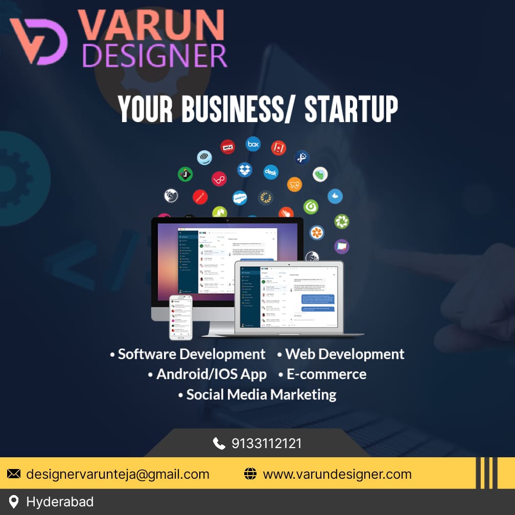 varun_designer's tweet image. Bring your business ideas to life with Varun Designer — your freelance partner for digital success.
I will help to  startups and brands with Web & App Development, E-commerce, and Digital Marketing.
#Freelancer #TopWebDeveloper #BestAppDeveloper #SoftwareDevelopment #Ecommerce
