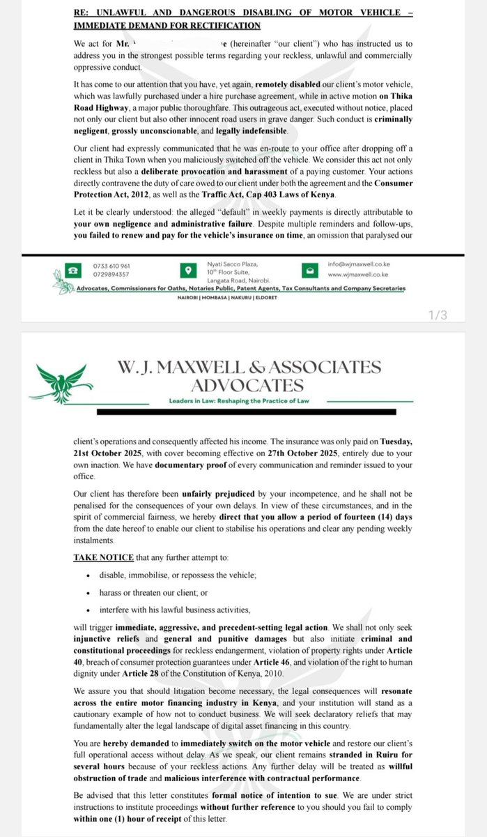 I ordinarily do not write angry-toned demand letters, I leave that to the newly admitted advocates still drunk on adrenaline. My style is different, I corner the other side, leaving them no choice, but to settle. Then we settle. 

But this one? I had to put the fear of God into