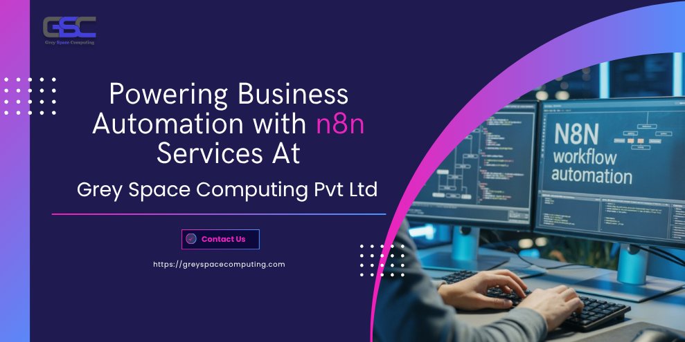 SEO_Expert_Andy's tweet image. Powering Business Automation with n8n Services at Grey Space Computing Pvt Ltd - greyspacecomputing.com/powering-busin…
#n8ninAutomation #ecommerceDevelopment #n8n #automationprogram #automationtesting #Automation