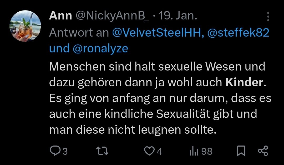 ReimondHoffmann's tweet image. Sie hat echt ein Problem und beschäftigt sich ausführlich mit Kinder&quot;sexualität&quot;.