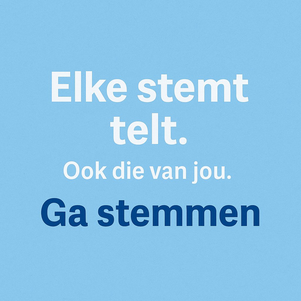 ehollenberg's tweet image. Vandaag is het zover: verkiezingsdag. En ik ga stemmen. Niet omdat ik denk dat mijn ene stem alles verandert, maar omdat ik weet dat elke stem telt. Ook die van mij. Laat je niet ontmoedigen en ga stemmen!
#StemOpEenVrouw #Soroptimist #TK25 #MeerVrouwenInDePolitiek
