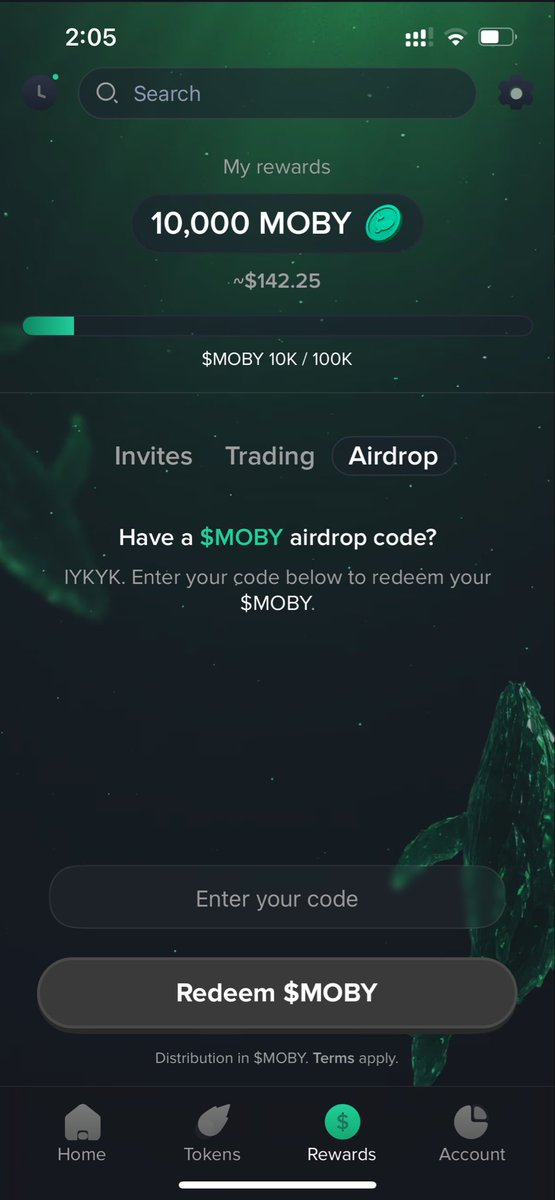 hardshelldev's tweet image. Easiest free $140 in crypto rn just download the moby app invite.mobyscreener.com/7g2b4oMTQXb