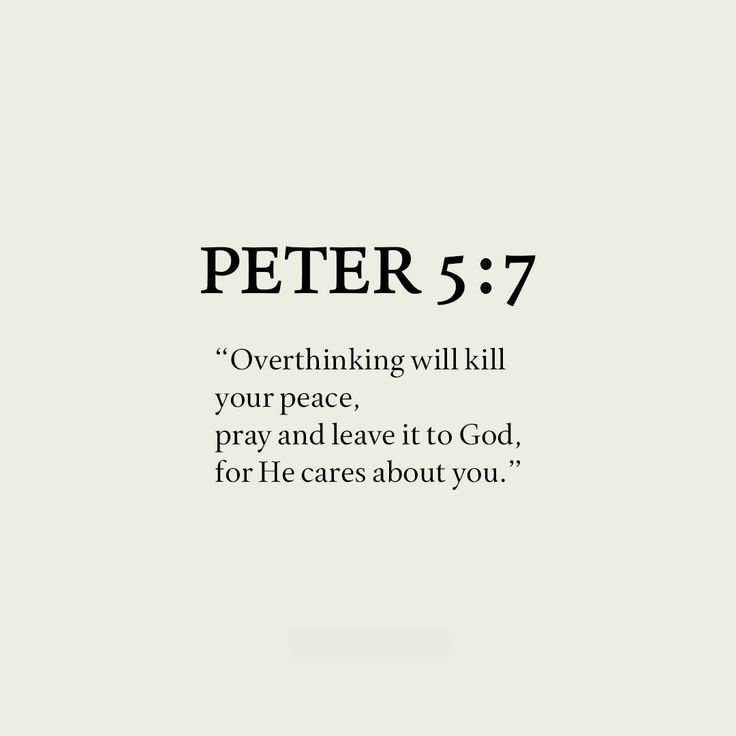 Peter 5:7