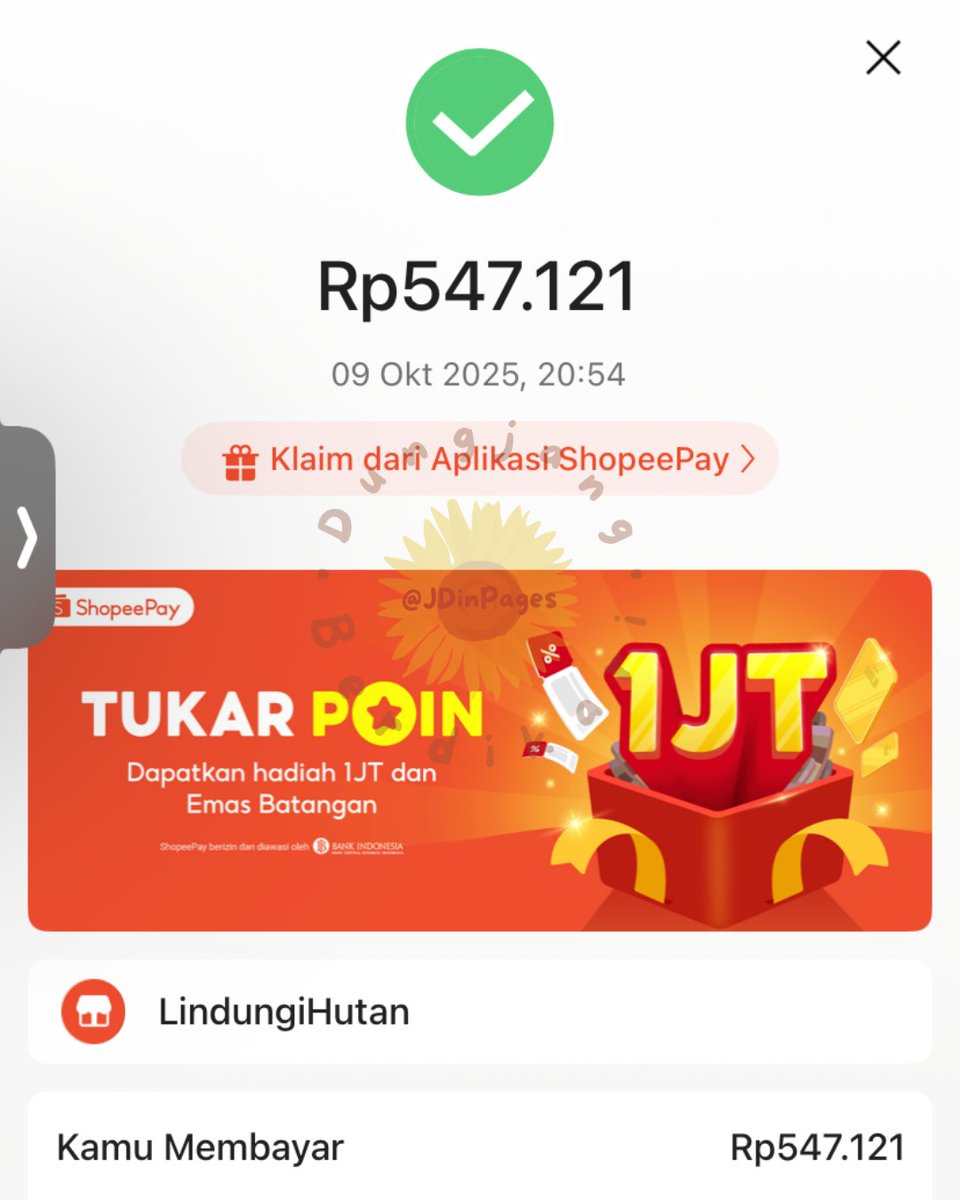 JDinPages's tweet photo. 🚨DONATION UPDATE  

Rp.547.121 sudah disalurkan untuk penanaman pohon dalam rangka pemulihan habitat gajah dan melindungi ekosistem di Taman Nasional Way Kambas  

Waktu donasi: 9 Oktober 2025  

Link platform: https://t.co/0gnb6bfKlD https://t.co/cdtOeOMudp