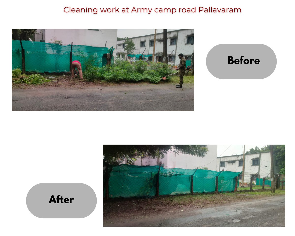 On 29-10-2025, A Cleanliness Drive at Army camp road was done by Sanitation Staff in observance of SHS 2025.
<a href="/RakshaSampada/">DGDE</a>
<a href="/pddesc/">pddesc</a>

#SHS2025 #SwachhataHiSeva2025 #SwachhBharatt #swachhbharatmission #Swachhotsav