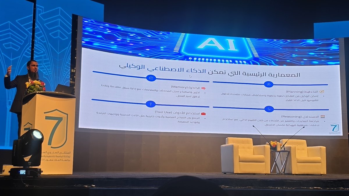 #يحدث_الآن 
#الملتقى_السنوي_السابع_لوكالة_الجامعة_للتخطيط_والتطوير_1447
#الذكاء_الاصطناعي_في_الجودة_والاعتماد_الأكاديمي