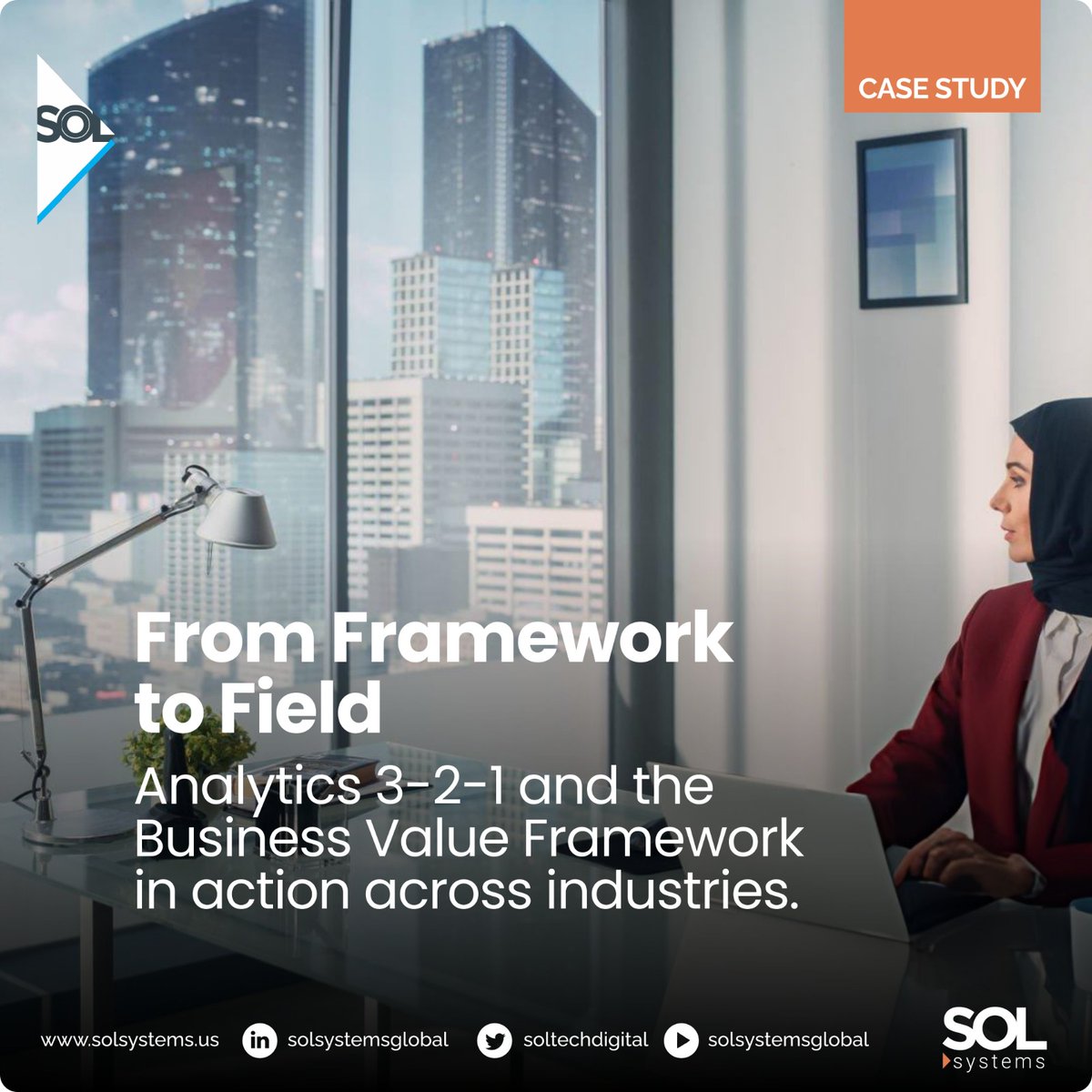 SOLtechdigital's tweet photo. SOL’s Analytics 3-2-1 framework turns AI strategy into structured execution, enabling organizations to adopt AI in a scalable and measurable way.

By pairing it with our Business Value Framework, we deliver practical use cases that address real operational challenges. https://t.co/f9GZJ1uQDk