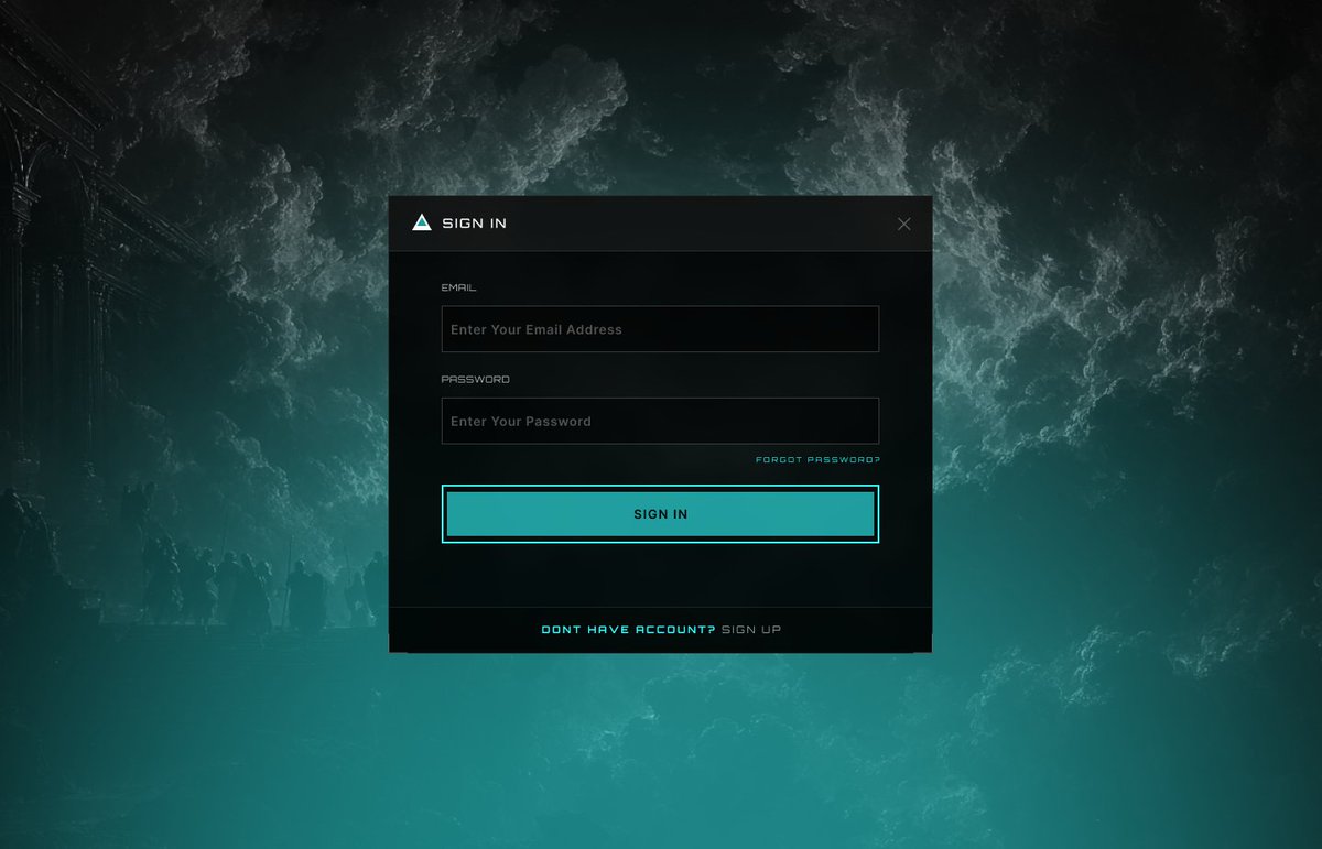 Vinz_DG's tweet image. Auth page design! Let&apos;s make things a little &quot;Gaming-futuristic&quot;.