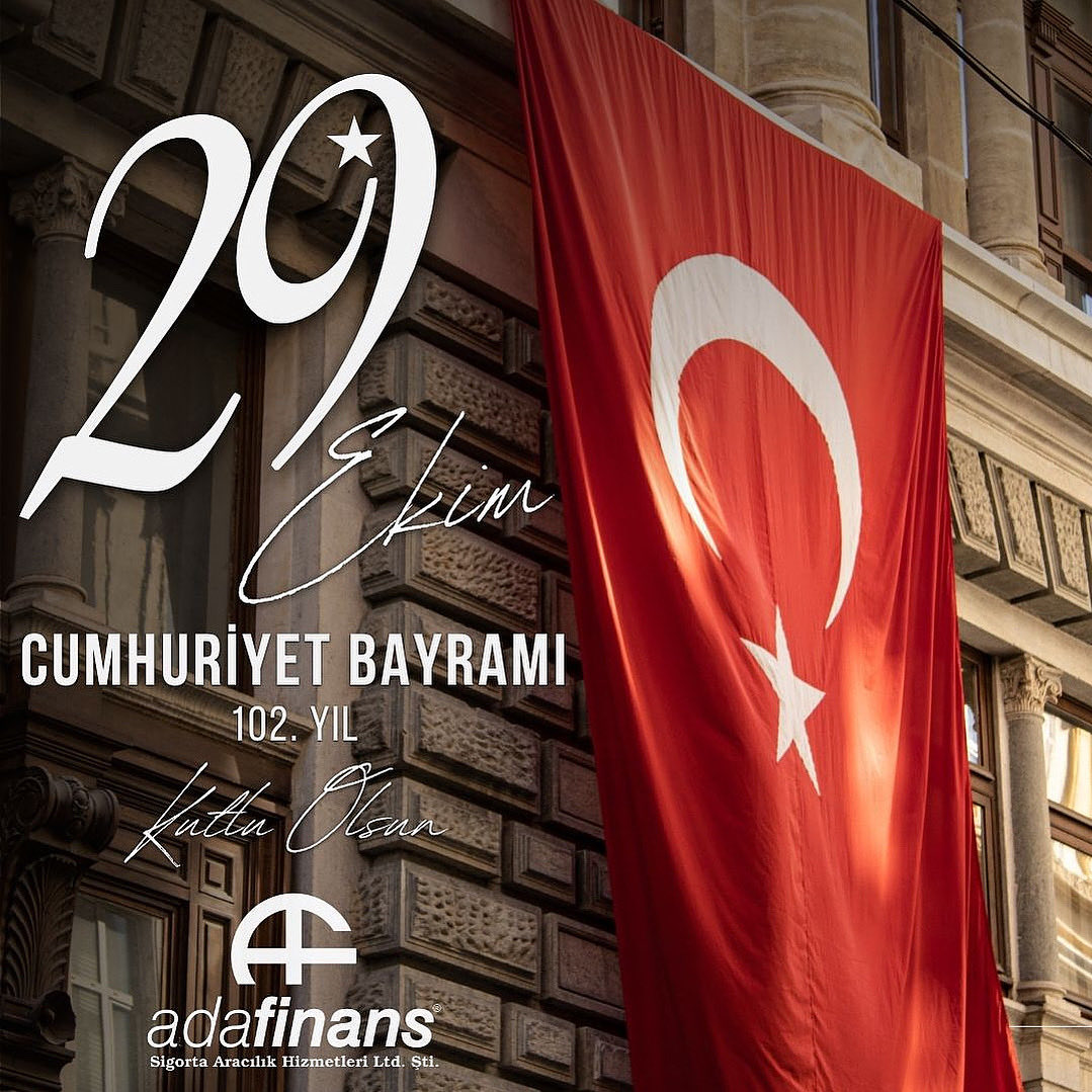 UcuzTrafik's tweet photo. Cumhuriyetimizin 102. yılı Ülkemiz ve Milletimiz için hayırlı olsun. 29 Ekim Cumhuriyet Bayramını tebrik ediyoruz... 🇹🇷

#adafinansigorta #ucuztrafik #adafinansigorta #ethicasigorta #29ekimcumhuriyetbayramı #cumhuriyet102yaşında https://t.co/vUrU2UR7OF