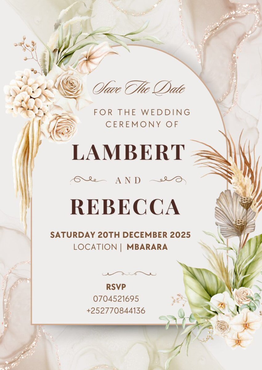 joanitadesigns's tweet image. 🎨 Need classy Invitation Cards for your event?
We design for weddings, birthdays, corporate events &amp;amp; more! ✨📩

📍 Kampala, Uganda | 📞 +256 771 991162
🌐 joanitadesigns.com

#InvitationDesign #GraphicDesign #EventBranding #JoanitaDesigns #UgandaBusiness #FYP