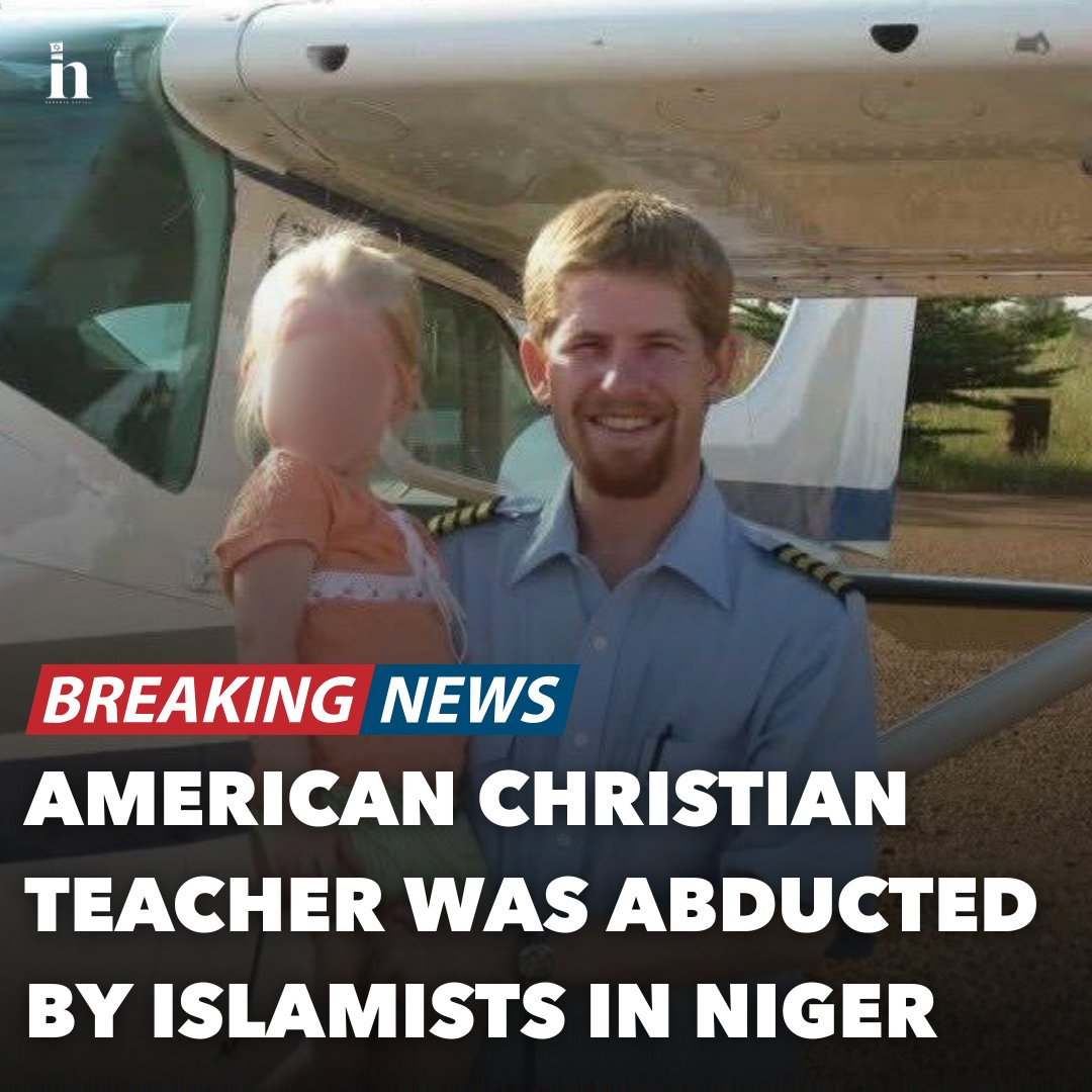 HananyaNaftali's tweet photo. BREAKING: American Christian teacher Kevin Rideout was taken by armed men in Niger.

A father of four, Kevin was helping local communities and supporting fellow Christians. He was taken in the middle of the night, and his last known location was near a high-risk area.

Pray for Kevin’s safe return. Pray for strength for his family. What’s happening to Christians in parts of the world should concern us all.