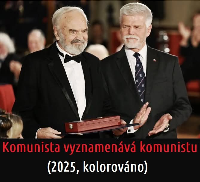 Při včerejším předávání státních vyznamenání došlo na Hradě k zajímavému dějinnému paradoxu. Že by si oba dva své členství v KSČ odpracovali nebo jsou spíše oportunisté? Co by tomu asi řekl Václav Havel? Více zde 👉 janklan.cz