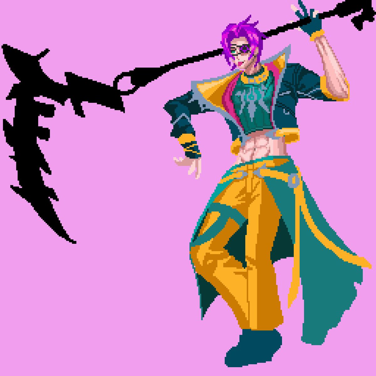 KoiNito's tweet photo. 뭔가 애매슨
#LeagueOfLegends 
#ドット絵 #heartsteel
#kayn https://t.co/qfG4zB0SUu