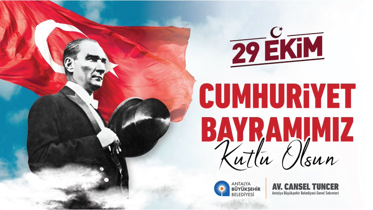 29 Ekim Cumhuriyet Bayramımız kutlu olsun!