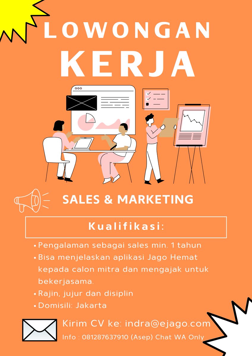 Dibutuhkan SEGERA..!!! #InfoLoker #LokerJakarta