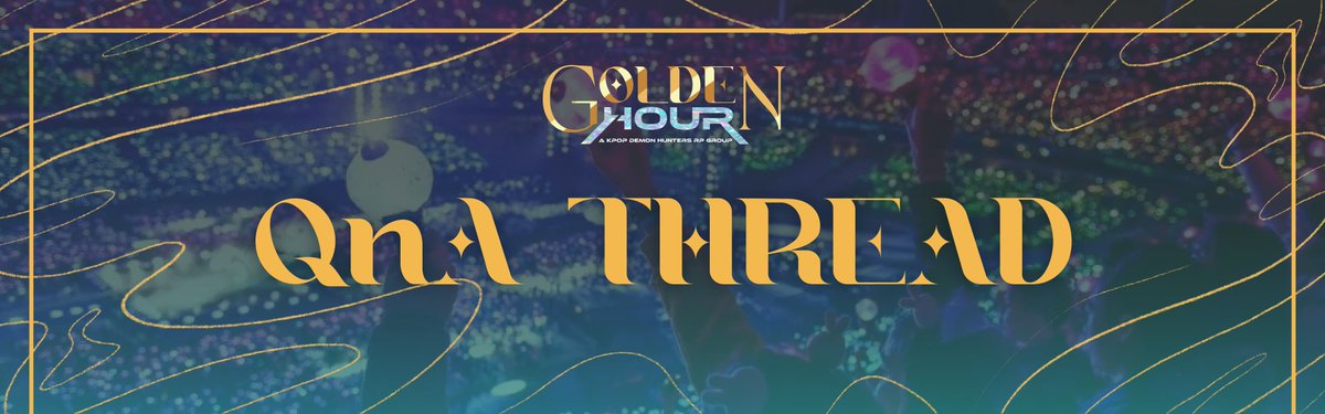 GoldenHour_RP's tweet photo. [ GOLDEN HOUR : QnA THREAD ]
✧ This thread will keep on updating. https://t.co/vY5MltVWZw