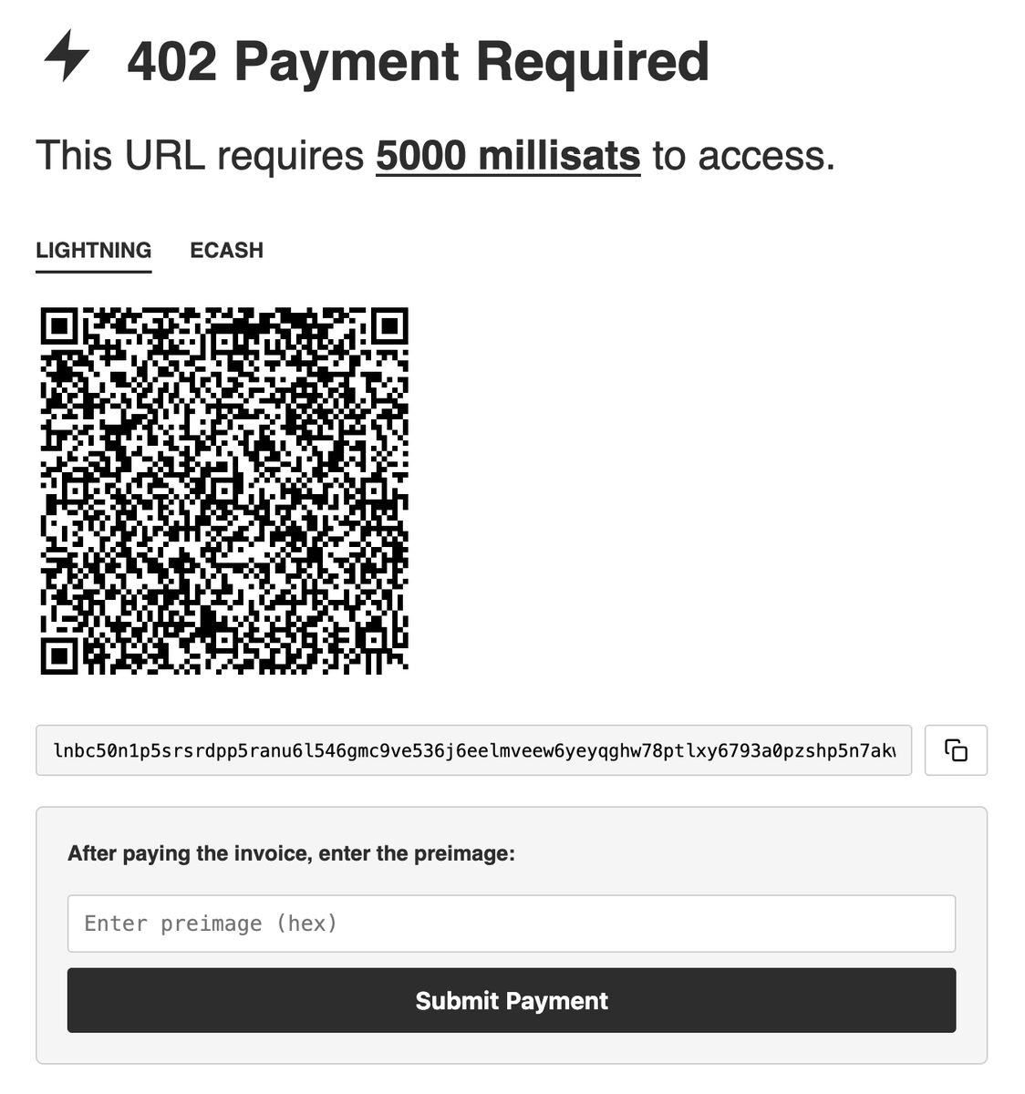 Building a 402 Payment Required page: Keeping it simple, informative, lightweight, and trying to keep it functional without JS.

402.up.railway.app/api/joke