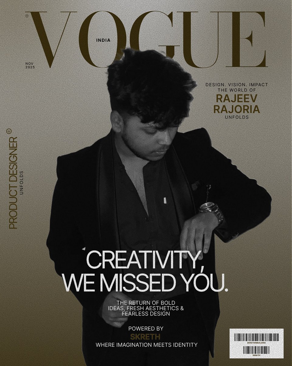 rajeevrajoria0's tweet image. How does it feel to be the next headliner?
@voguemagazine @VOGUEIndia