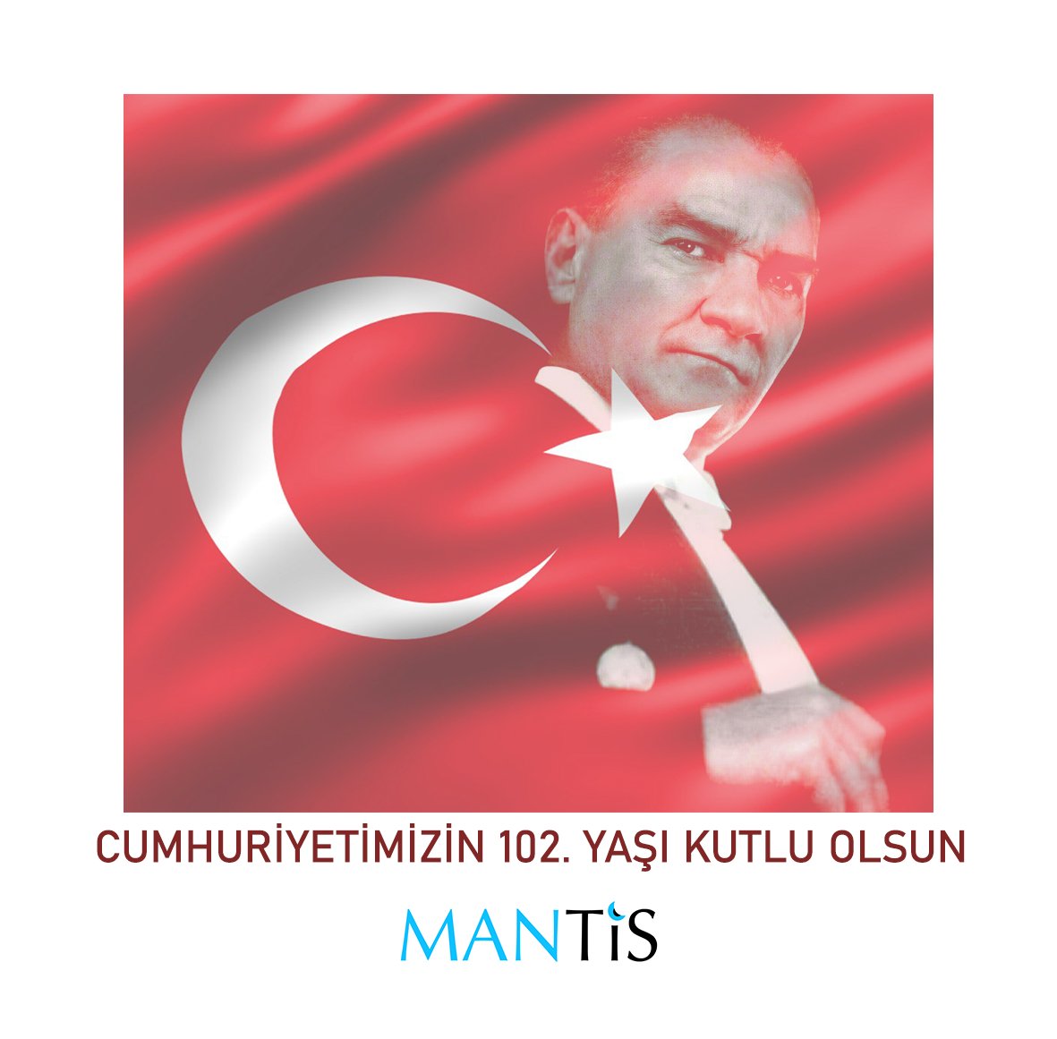 Cumhuriyetimizin 102. yılı kutlu olsun!
Gazi Mustafa Kemal Atatürk ve silah arkadaşlarını minnetle anıyoruz.
#29Ekim #CumhuriyetBayramı