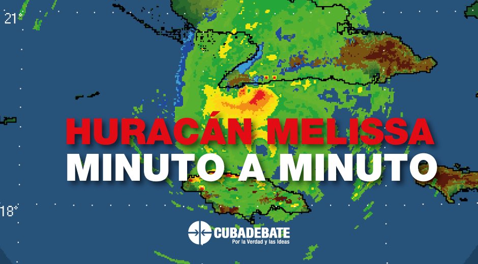 📍🚨🚨🚨🚨🚨
¡Melissa tocó tierra!

El huracán Melissa, de categoría 3, tocó tierra en el oriente de Cuba durante la madrugada, impactando con vientos sostenidos de hasta 205 km/h (125 mph) y ráfagas superiores.