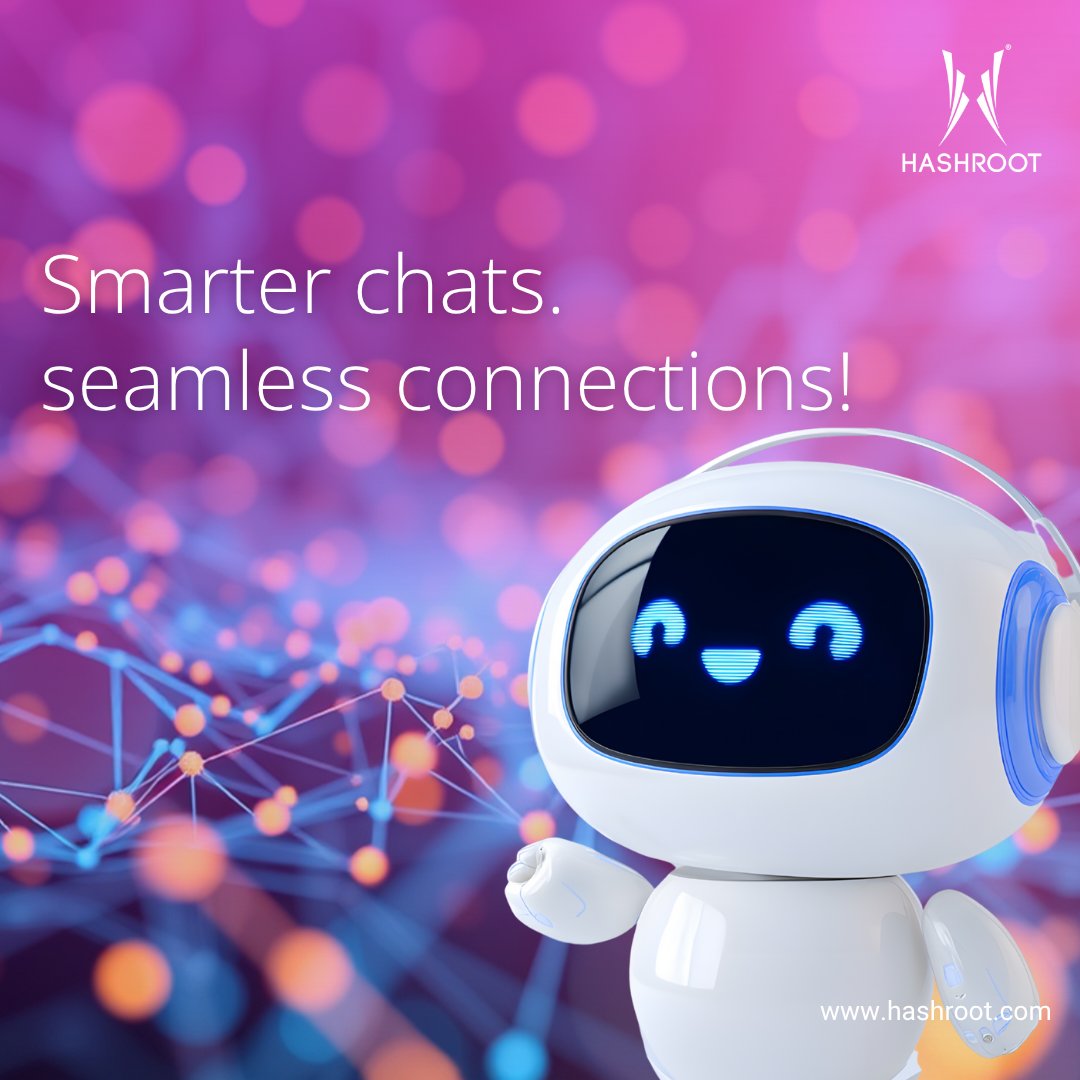hashroot's tweet image. What can an AI chatbot do for the business?
AI chatbots automate support, qualify leads, handle FAQs, book appointments, and speak in multiple languages, all while learning from every chat. 
Learn More : hashroot.com/ai-chatbot-dev…
#AIChatbot #ChatbotDevelopment #AIAutomation