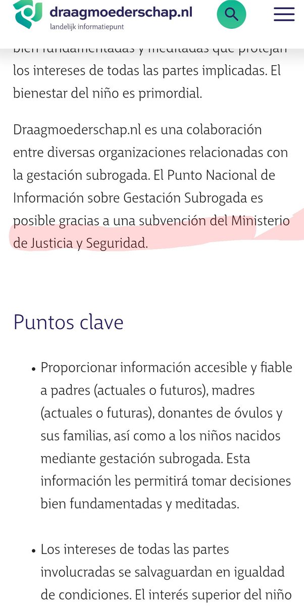 PeFuCas's tweet image. Hay gobiernos que respetan los #DDHH, como #Holanda🇳🇱, o que no, como #España🇪🇦

Punto Nacional de Información sobre #GestaciónSubrogada

Información relevante y fiable e historias personales sobre formación de una familia mediante #Draagmoederschap💪
draagmoederschap.nl/over-ons/over-…
